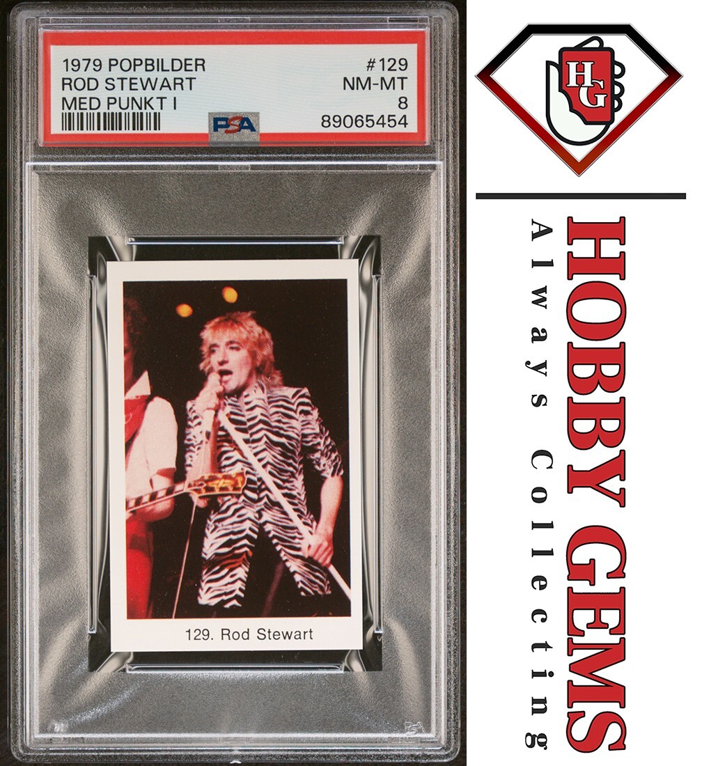 ROD STEWART PSA 8 1979 Popbilder Med Punkt IV Pop Culture Singer #129