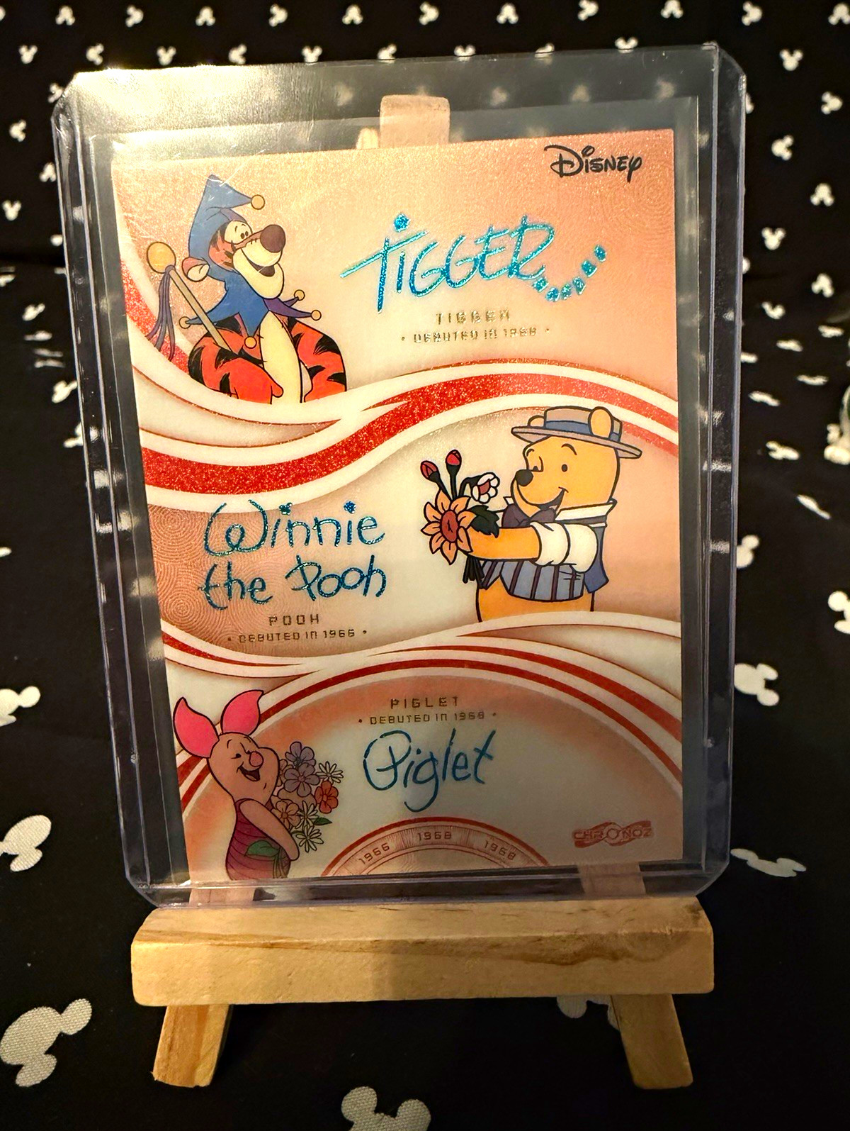 2026 Disney Chronoz Winnie The Pooh, Tigger, Piglet Triple Facsimile Auto #27/30