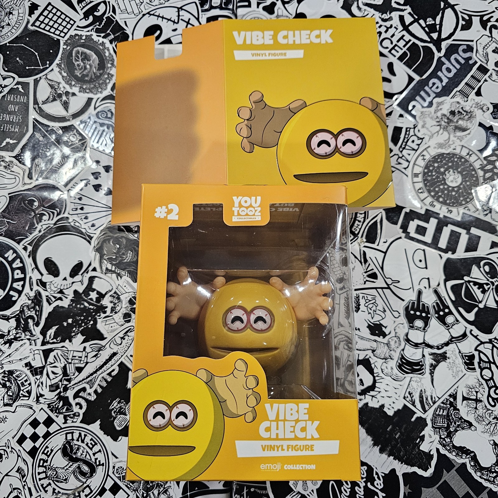 Vibe Check Emoji Vinyl Figure YouTooz #2 Meme Collection New In-Box W/ Sleeve