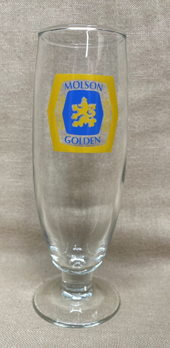 Vintage Molson Golden Beer Glass Nice