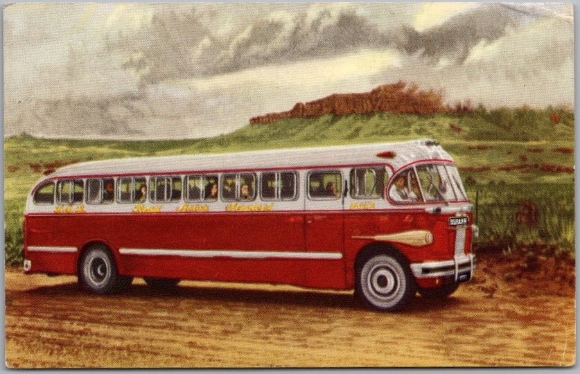 Vintage 1953 SOUTH AFRICAN RAILWAYS Adv. Postcard \