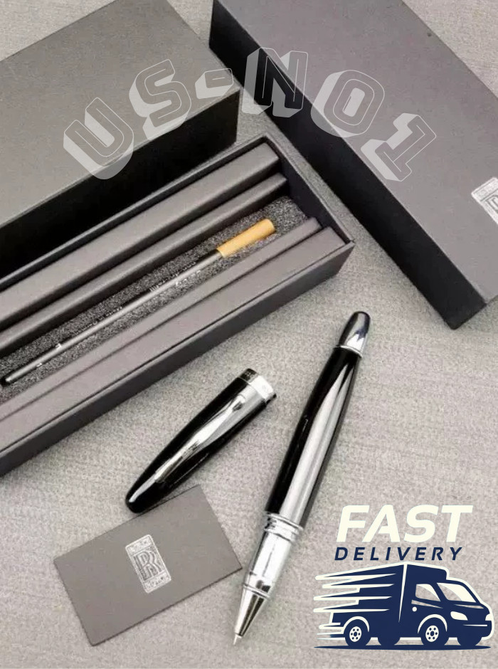 Hot Rolls Royce The Collection Gloss Black Rollerball New With Full Gift Set