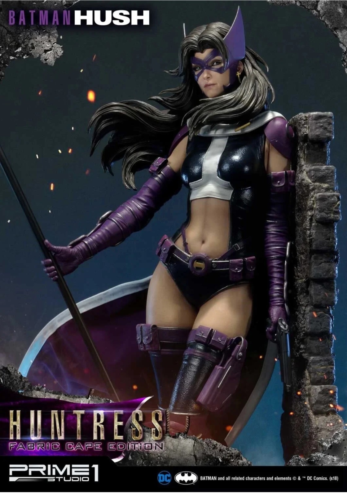 Prime 1 Studio Batman Hush Huntress 1:4 Figurine Fabric Cape Edition