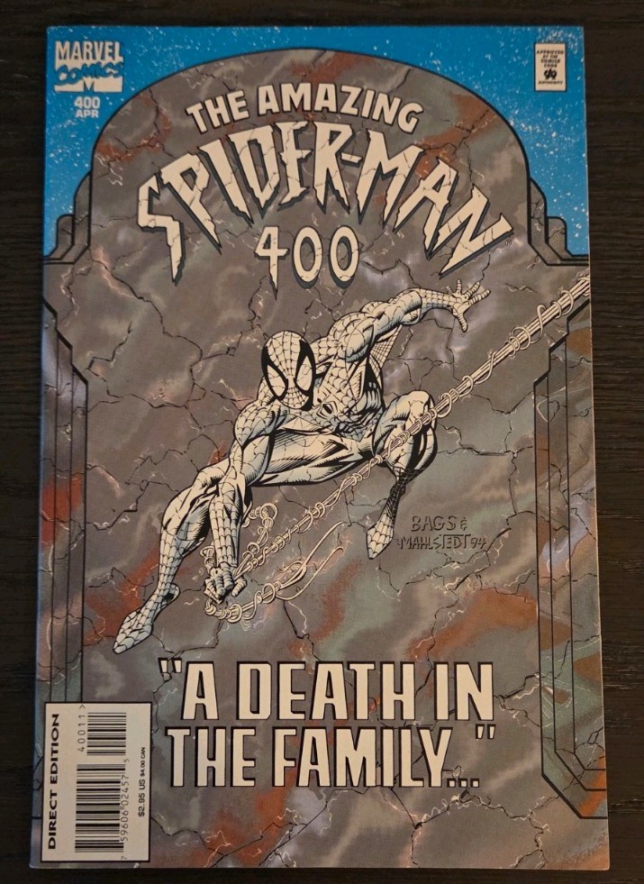 Amazing Spiderman #400 (1995) Near Mint💥Death of Aunt May - No Overlay💥