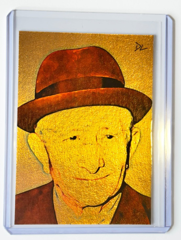 Carlo Gambino Gold Plated Artist Signed “Mobster Icon” Trading Card 1/1