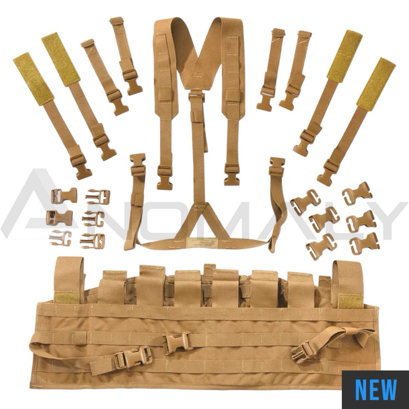 NEW USMC Chest Rig, Tactical Assault Panel TAP Vest Ibiley + Repair Kit Coyote