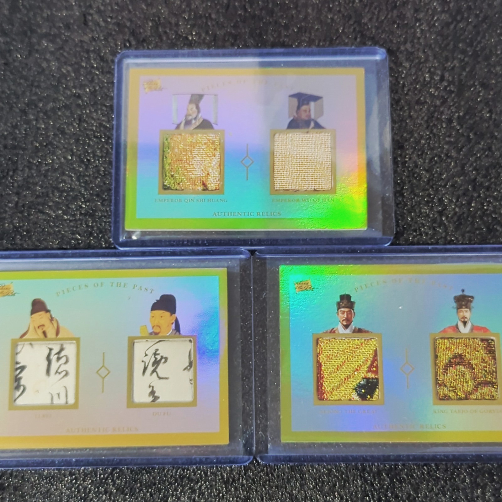 Pieces of the Past Asia Edition (2023) Dual Relic 3-Card Lot #101-103 Pieces of the Past Asia Edition (2023) Dual Relic 3-Card Lot #101-103