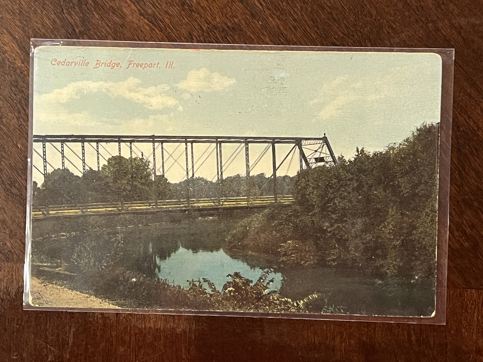 Cedarville Bridge Freeport IL Stephenson Co 1910 Divided Back Postcard Posted Cedarville Bridge Freeport IL Stephenson Co 1910 Divided Back Postcard Posted