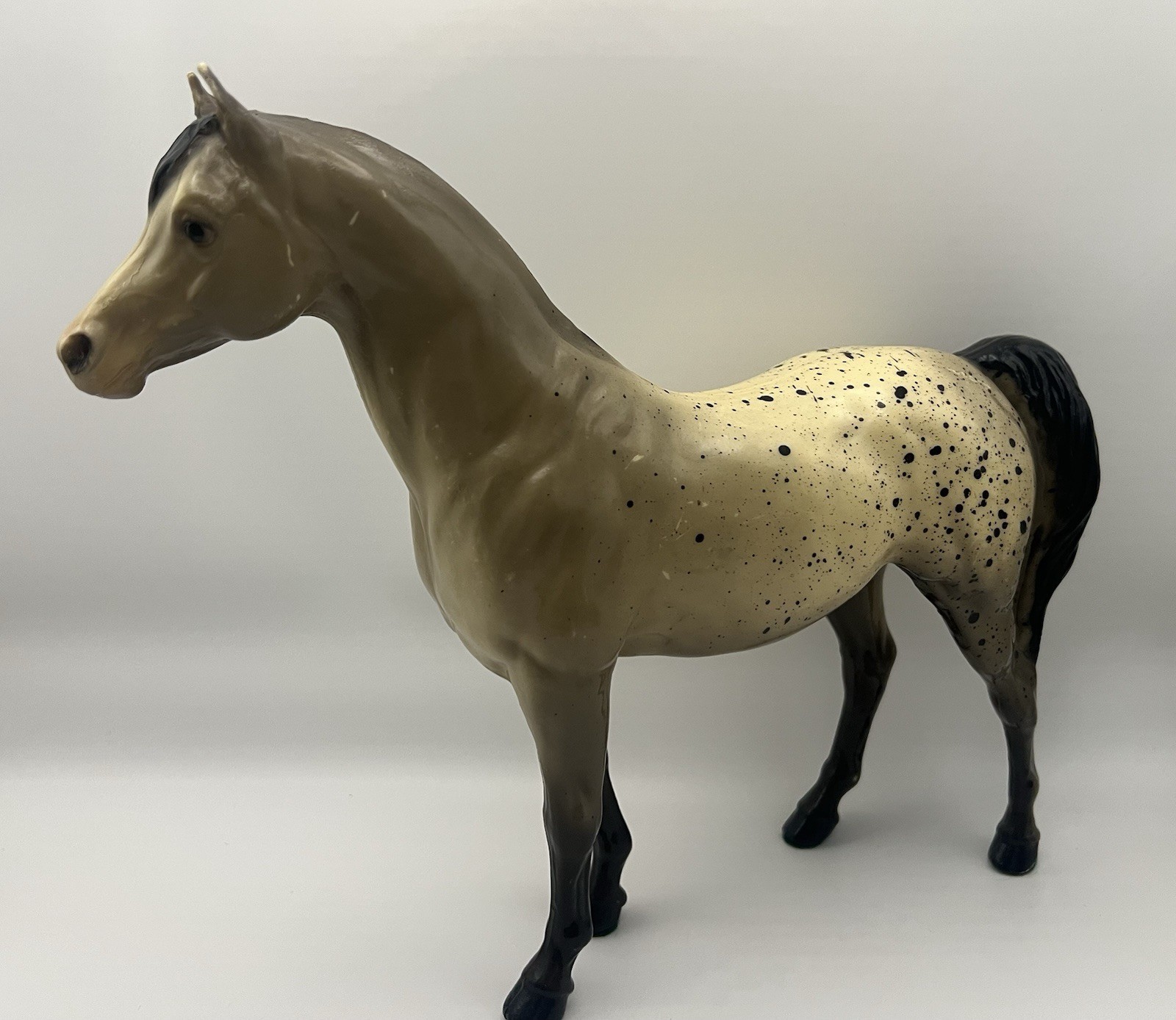 RARE-HOLY GRAIL- VINTAGE 1959 BREYER-PROUD ARABIAN MARE APPALOOSA RARE-HOLY GRAIL- VINTAGE 1959 BREYER-PROUD ARABIAN MARE APPALOOSA