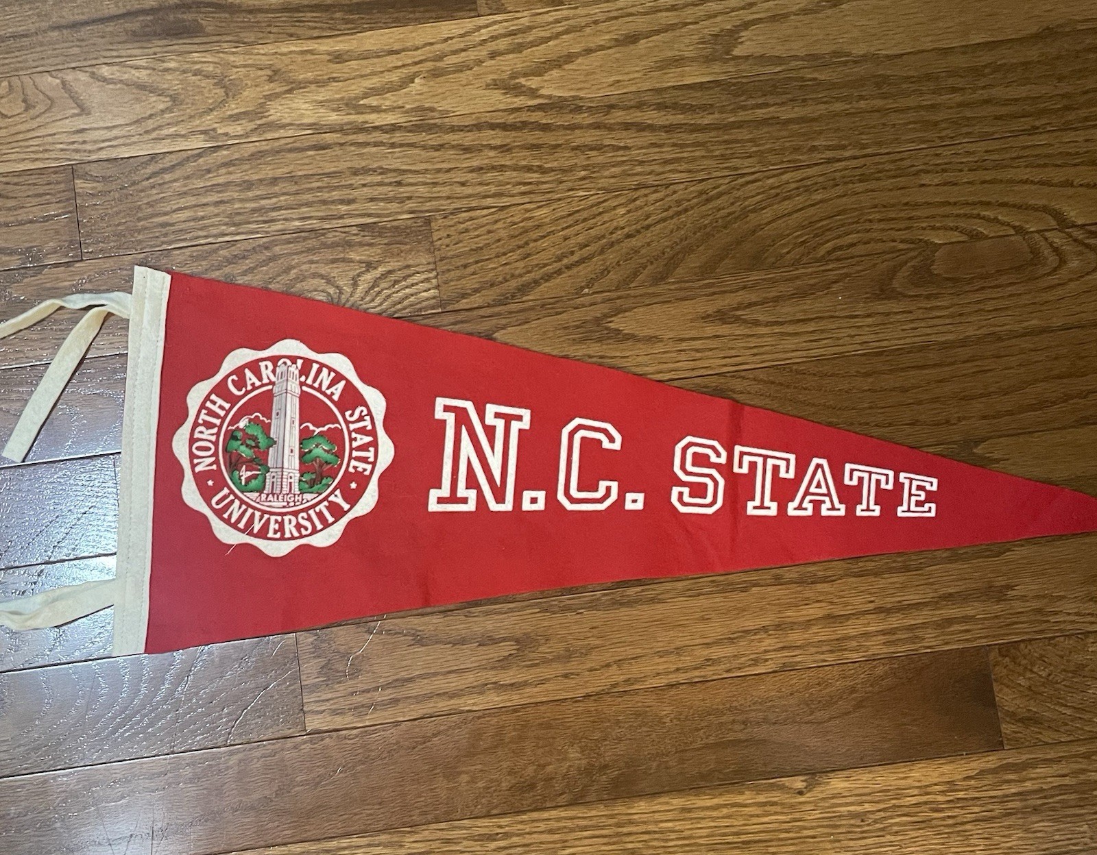 Vintage NC State University Wolfpack Felt Pennant Vintage NC State University Wolfpack Felt Pennant
