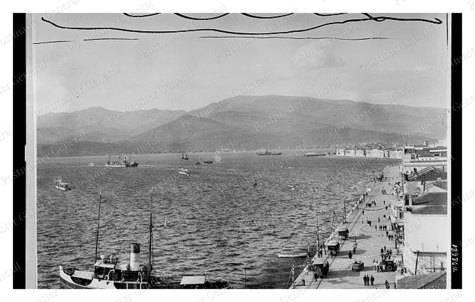 Izmir Turkey Quay and Bay Standard Postcard COPY RPPC Izmir Turkey Quay and Bay Standard Postcard COPY RPPC