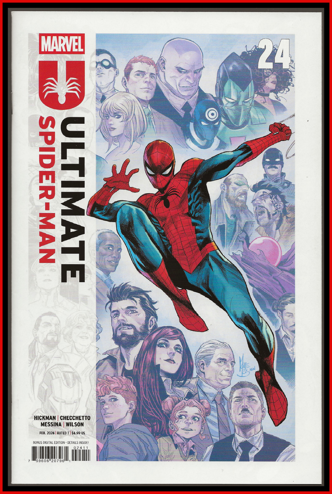 ULTIMATE SPIDER-MAN #24-A (2026) SERIES FINALE 1ST PRINT HICKMAN MARVEL 9.4 NM ULTIMATE SPIDER-MAN #24-A (2026) SERIES FINALE 1ST PRINT HICKMAN MARVEL 9.4 NM
