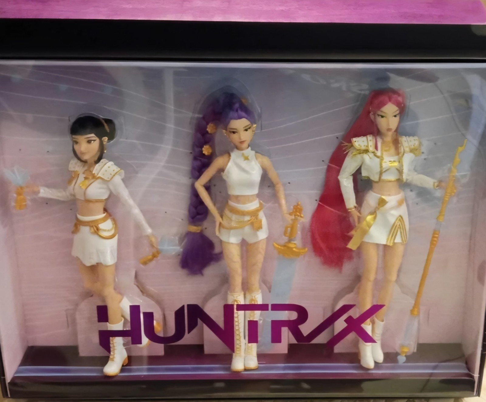 KPop Demon Hunters HUNTR/X “What It Sounds Like” 3-Pack, Mattel Creations - NFRB