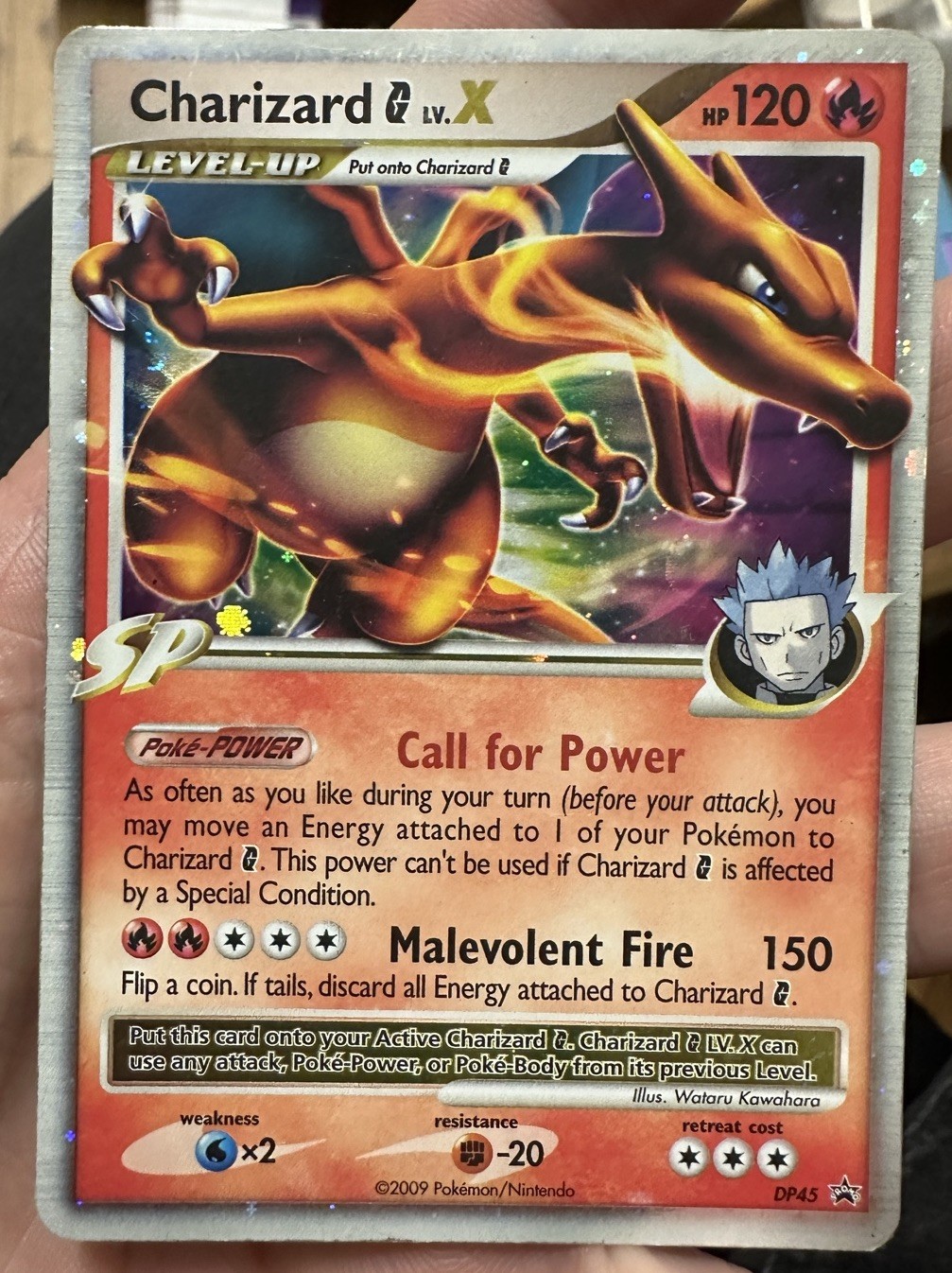 Pokémon TCG Charizard G LV.X DP45 Holo Card Diamond and Pearl MP