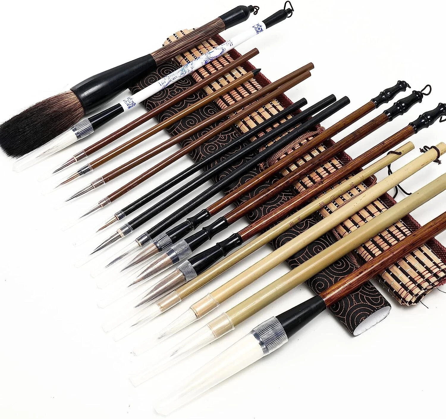 ANCLLO Excellent Chinese Calligraphy Brush Kanji Japanese Sumi Drawing Roll Up ANCLLO Excellent Chinese Calligraphy Brush Kanji Japanese Sumi Drawing Roll Up