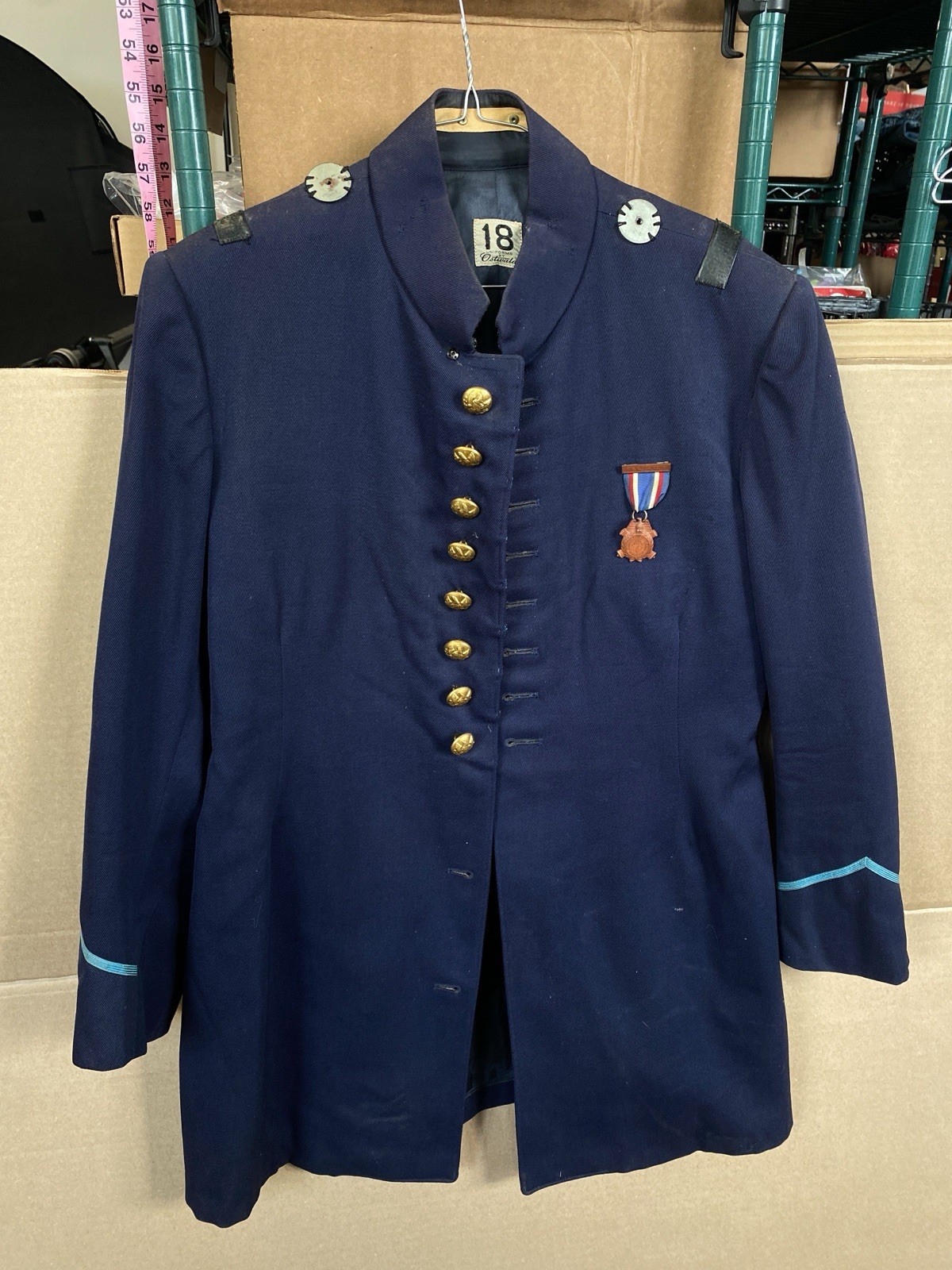 Vintage Sons of Union Veterans Civil War Ceremonial Uniform Frock Coat Medal