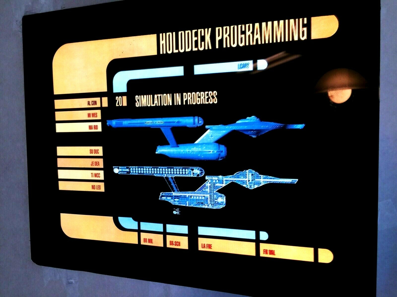 StAr TrEk prop holo TOS Enterprise lcars holodeck transparent print EXCELLENT YA StAr TrEk prop holo TOS Enterprise lcars holodeck transparent print EXCELLENT YA