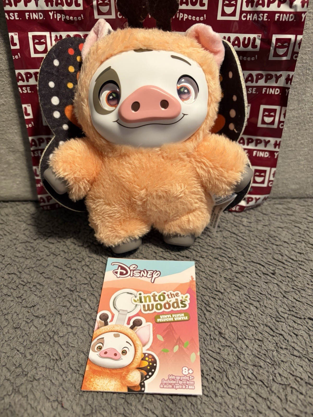 HAPPY HAUL Disney Into The Woods PUA as a BUTTERFLY 5” Keychain Plush & Vinyl HAPPY HAUL Disney Into The Woods PUA as a BUTTERFLY 5” Keychain Plush & Vinyl