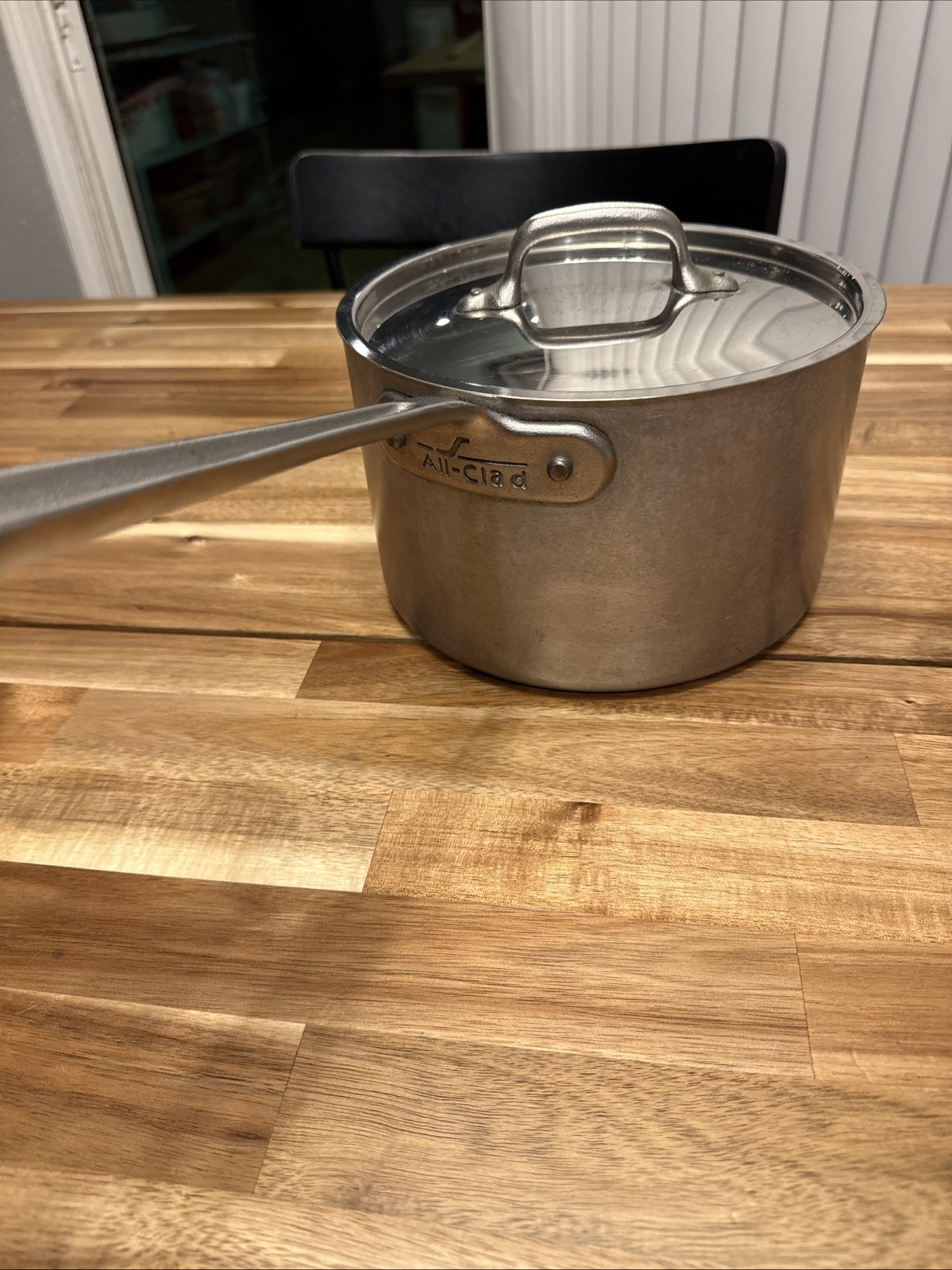 Vintage All Clad Metal Crafters Master Chef 204 1/2 Sauce Pan W/ Lid Vintage All Clad Metal Crafters Master Chef 204 1/2 Sauce Pan W/ Lid