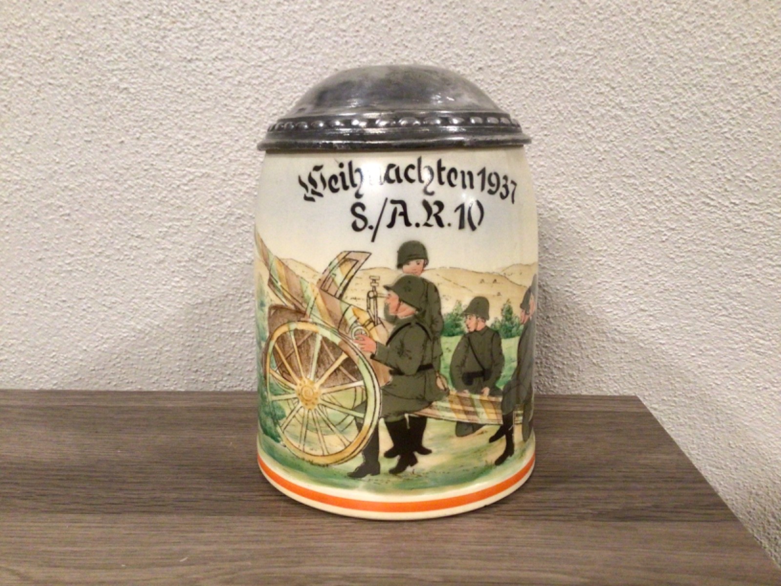 Original 1937 German Regimental Stein