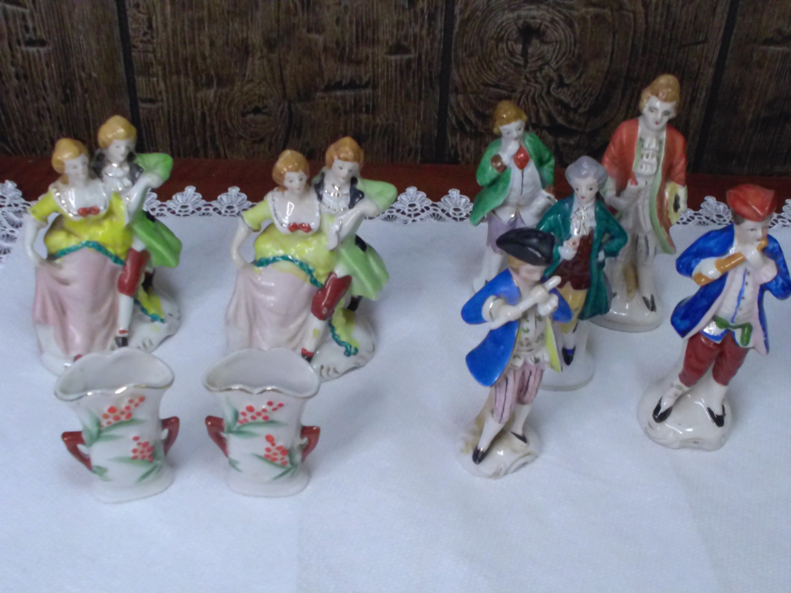 Vintage Made In Occupied Japan Porcelain Figurines Lot of 9 Hand Painted 1940-45 Vintage Made In Occupied Japan Porcelain Figurines Lot of 9 Hand Painted 1940-45