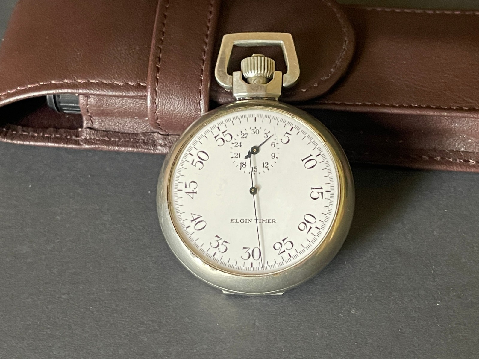 Elgin Stopwatch WW2 Era, Gold Filled Movement Elgin Stopwatch WW2 Era, Gold Filled Movement