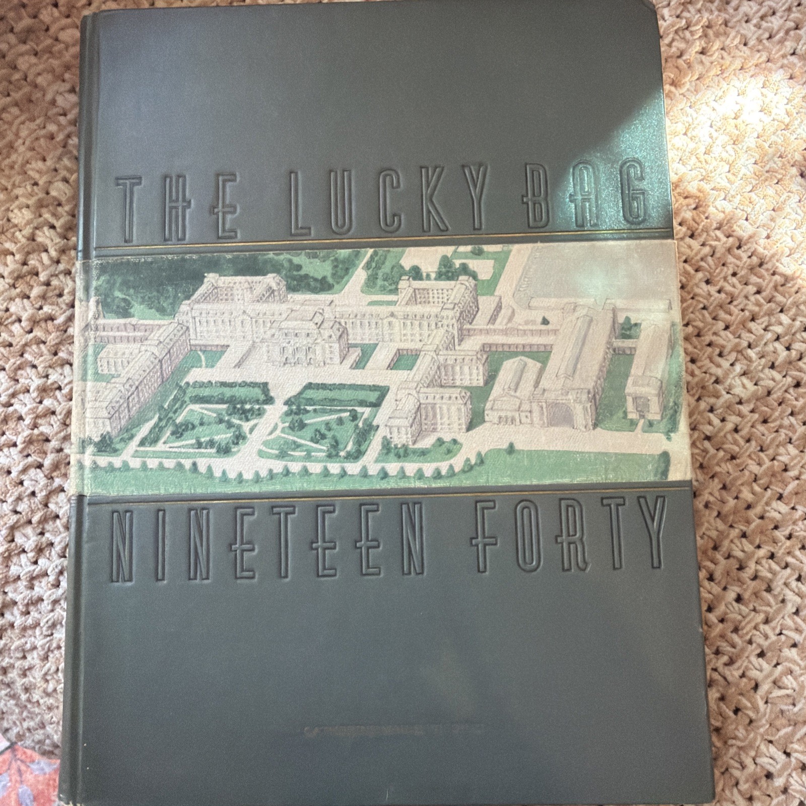 The Lucky Bag 1940 US Navel Academy Yearbook Good Condition 