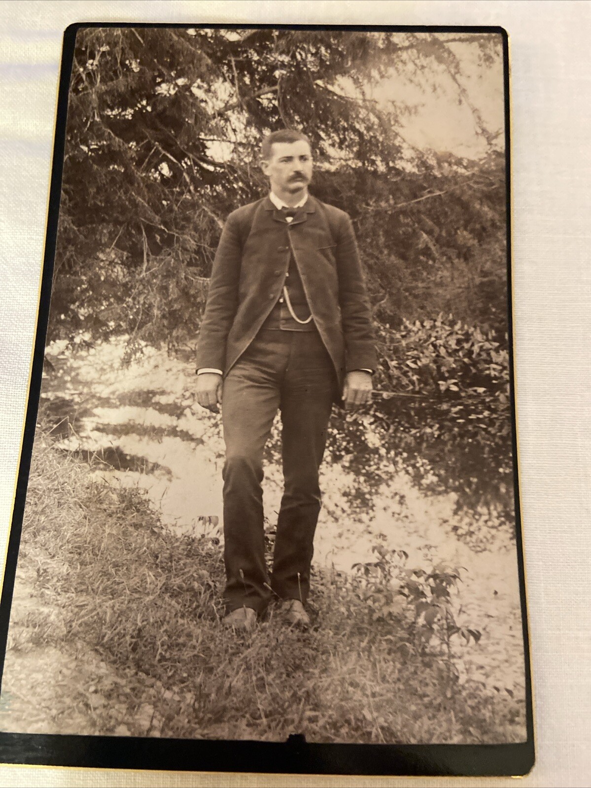 Antique Photograph Cabinet Card. Estimated Late Early 1900s.