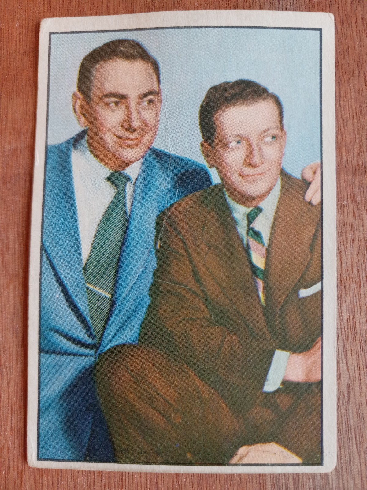 1952 Bowman NBC TV & Radio Stars #2 Bob Elliott & Ray Goulding G/VG READ DESCRIP 1952 Bowman NBC TV & Radio Stars #2 Bob Elliott & Ray Goulding G/VG READ DESCRIP