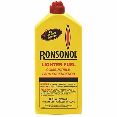 Lot of 12 RONSON or Zippo 12.oz Fuel Fluid for All  Lightesr Cleann Fuel