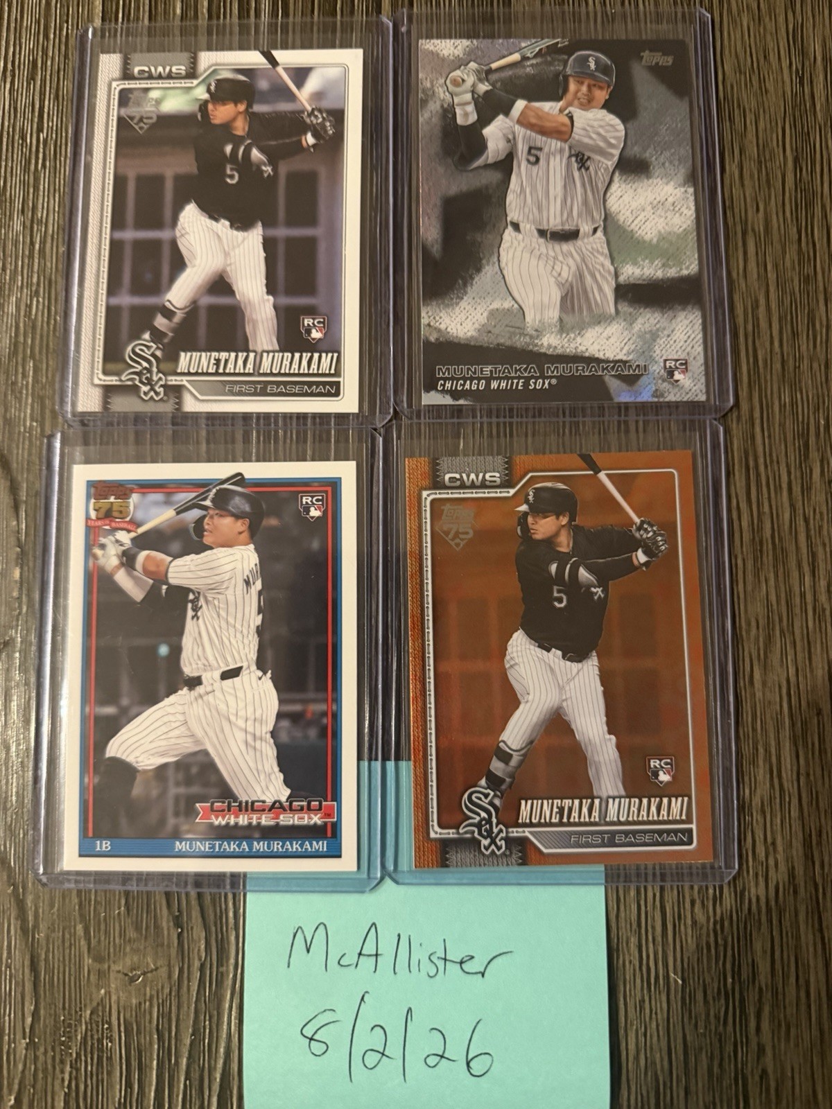 Munetaka Murakami RC Lot Sale- read description for cards