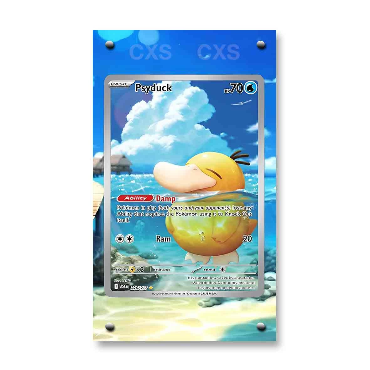 Psyduck Illustration Rare 226/217 No. 3 Custom Extended Art Magnetic Frame