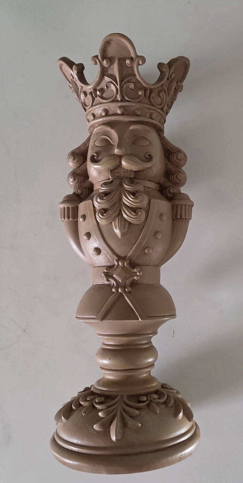 Holiday Time 12” Natural Nutcracker TikTok Viral Candle Pillar