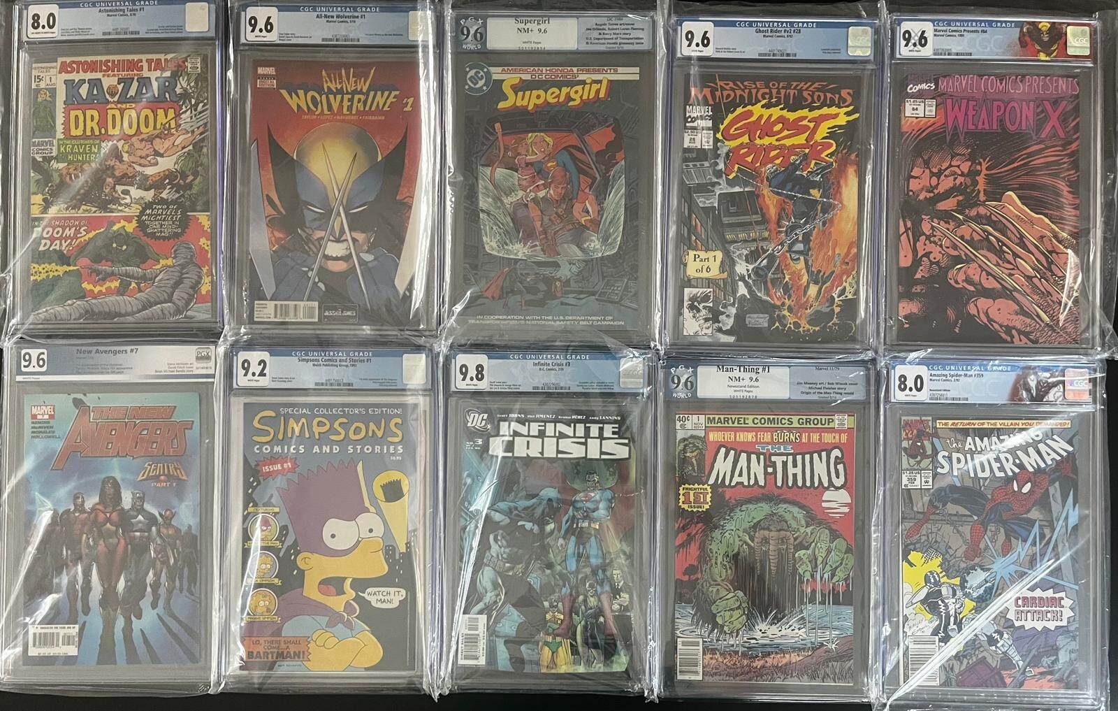 10-Book KEY Investment LOT of CGC PGX comic books with 1st Carnage Jaime Reyes + 10-Book KEY Investment LOT of CGC PGX comic books with 1st Carnage Jaime Reyes +