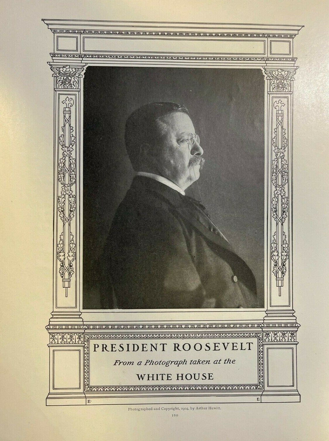 1905 Vintage Magazine Illustration President Theodore Roosevelt 1905 Vintage Magazine Illustration President Theodore Roosevelt