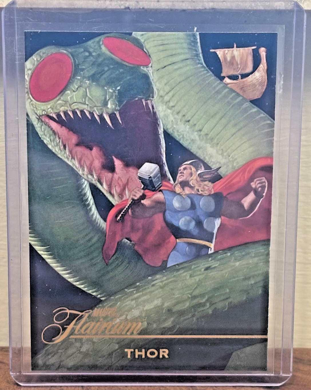 2023 Marvel flair Thor Midgard Serpent FT-49 Level 5 Insert Upper Deck