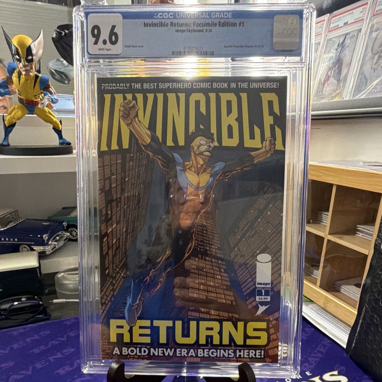 CGC 9.6 Invincible Returns Facsimile Edition #1 David Finch Cover Kirkman