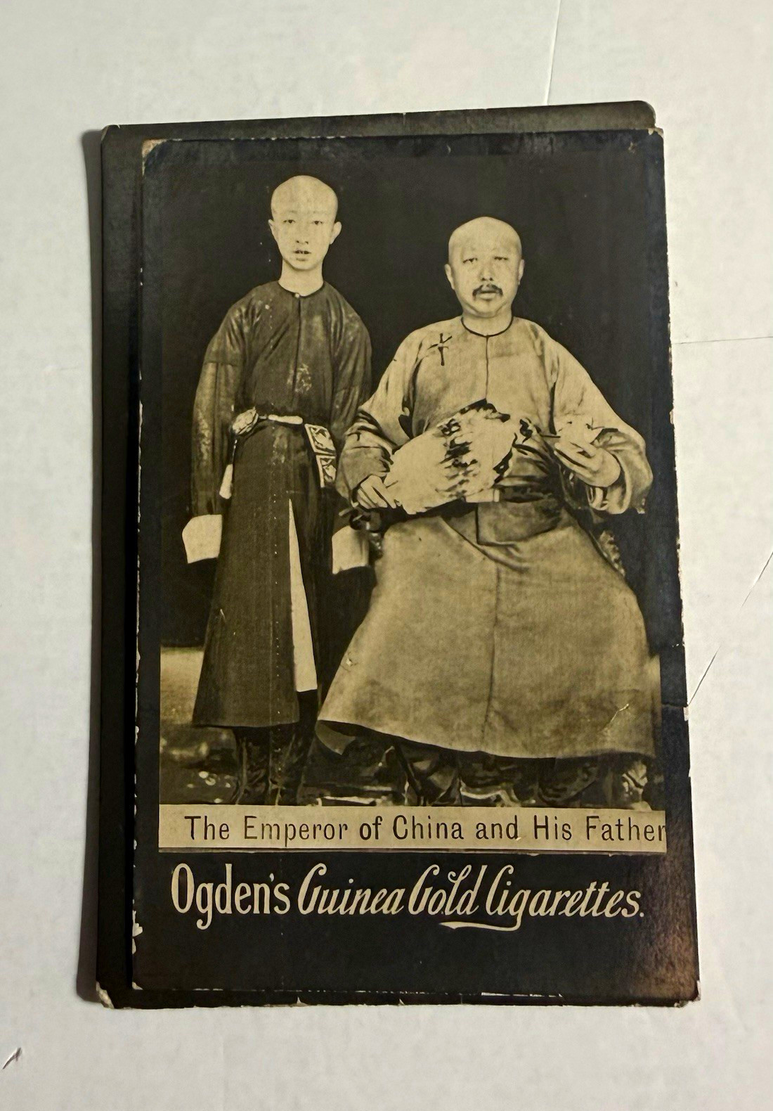 1901 Ogden’s Guinea Gold Emperor of China & His Father Tobacco Cigarette Card