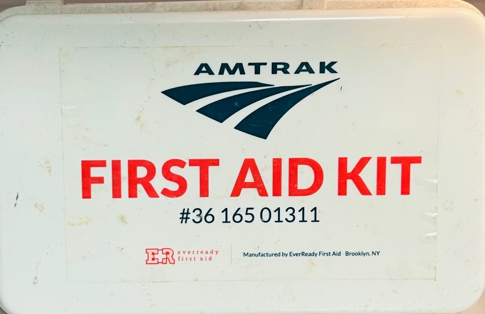 Amtrak #3616501311 First Aid Kit w/Supplies, Brand New Amtrak #3616501311 First Aid Kit w/Supplies, Brand New