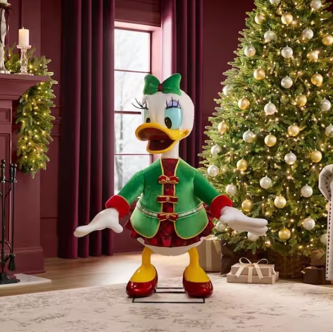 4-FT ANIMATED DISNEY'S DAISY DUCK INTERACTIVE CHRISTMAS ANIMATRONIC PROP... 4-FT ANIMATED DISNEY'S DAISY DUCK INTERACTIVE CHRISTMAS ANIMATRONIC PROP...