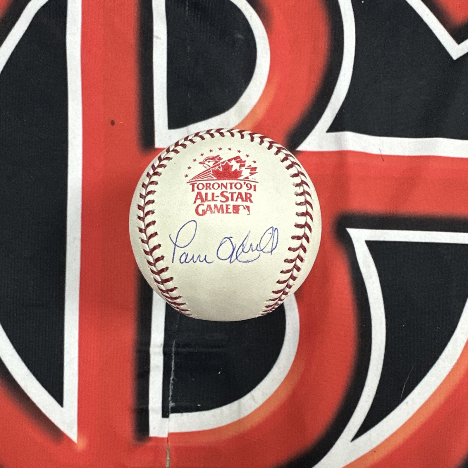 Paul O’Neill Signed Cincinnati Reds 1991 All Star Game Baseball Autographed JSA