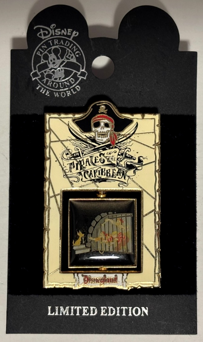 DLR 2003 Disney Pirates of the Caribbean Jail Spinner Pin LE 1500 (1 of 4) DLR 2003 Disney Pirates of the Caribbean Jail Spinner Pin LE 1500 (1 of 4)