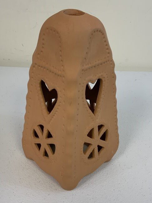 NORDIC GERMAN SCANDINAVIAN NORSE STYLE PORCELAIN JULLEUCHTER YULE CANDLE HOLDER