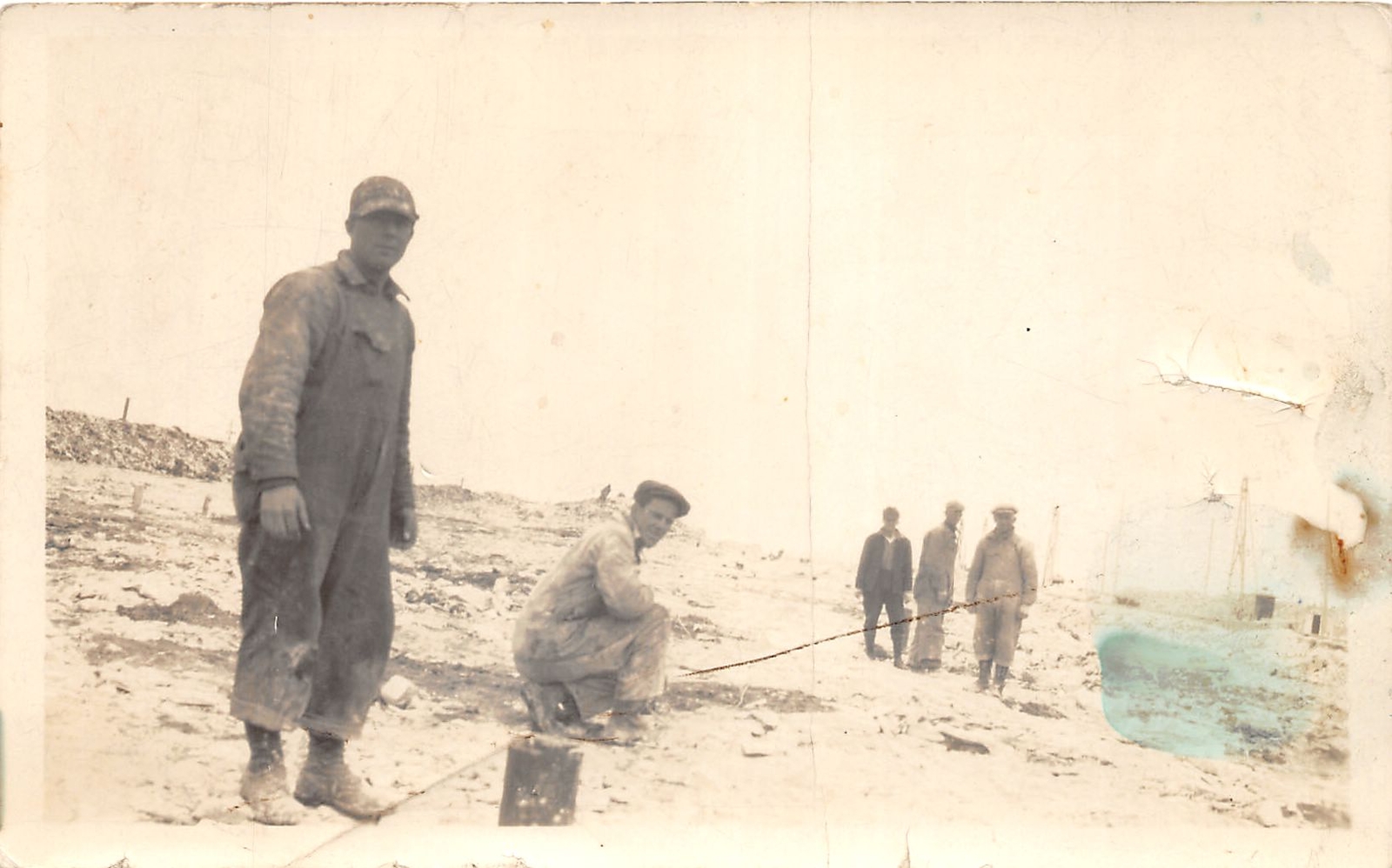 J30/ Manistique Michigan RPPC Postcard c1930s Quarry Occupational 304 J30/ Manistique Michigan RPPC Postcard c1930s Quarry Occupational 304