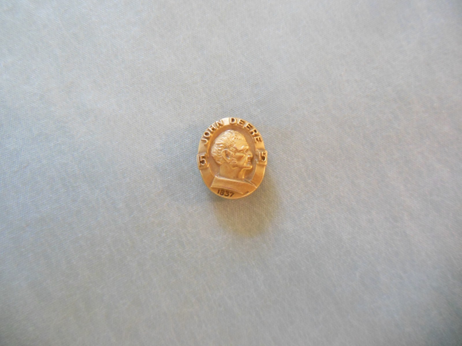 Vintage John Deere 10K Gold 15-Year Employee Service Award Pin