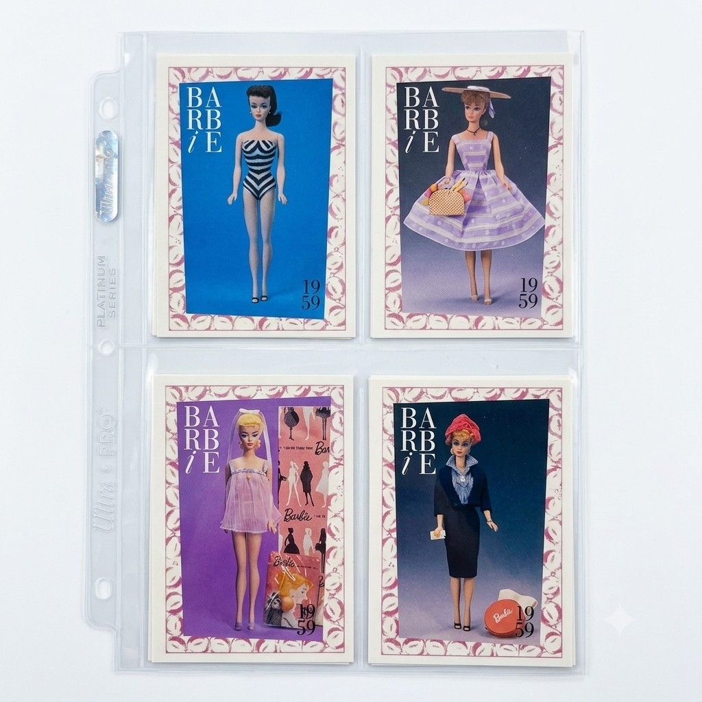 1990 Mattel Barbie Trading Cards 215 Card Collection First Edition Vintage Binde