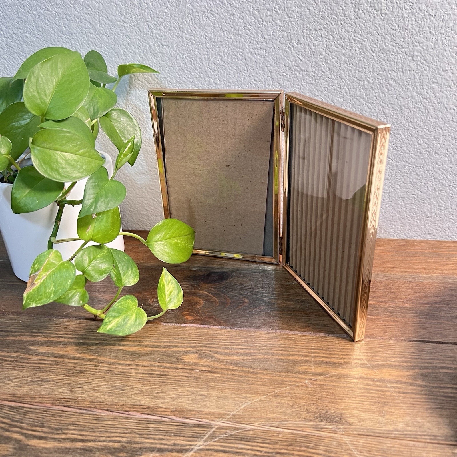 Vintage Double 5x7 Frame MCM
