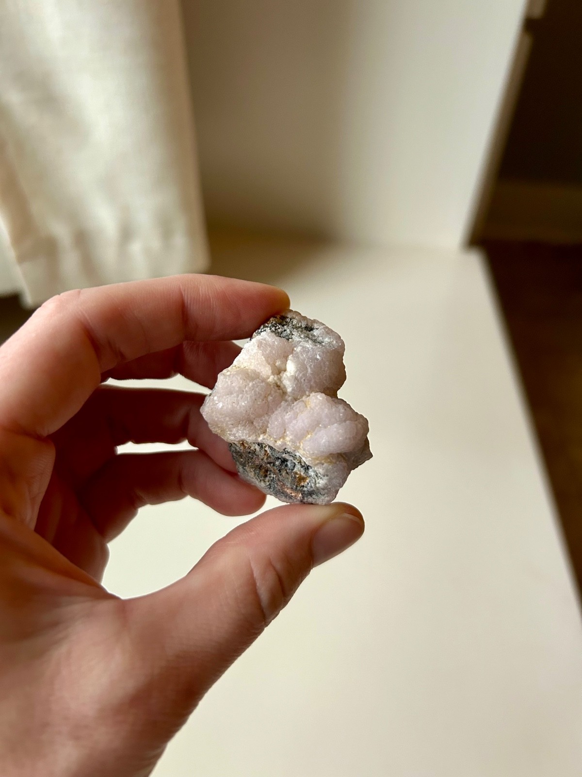 Beautiful Botryoidal Pink Smithsonite Specimen 59g 1.75 Inches Beautiful Botryoidal Pink Smithsonite Specimen 59g 1.75 Inches