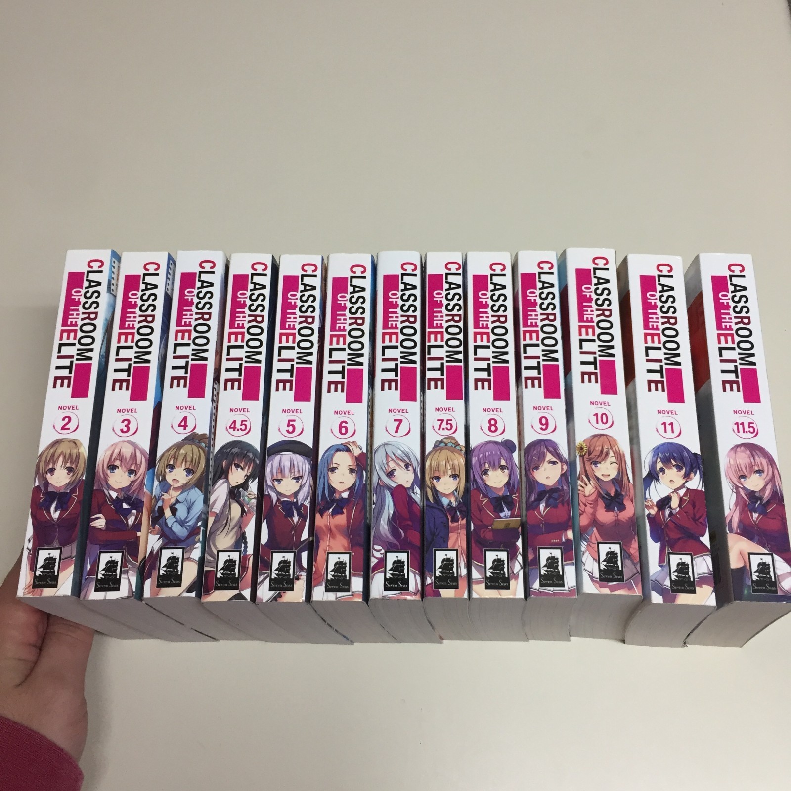 Classroom of the Elite Light Novel English Volume 2-11 Near Complete Set Series