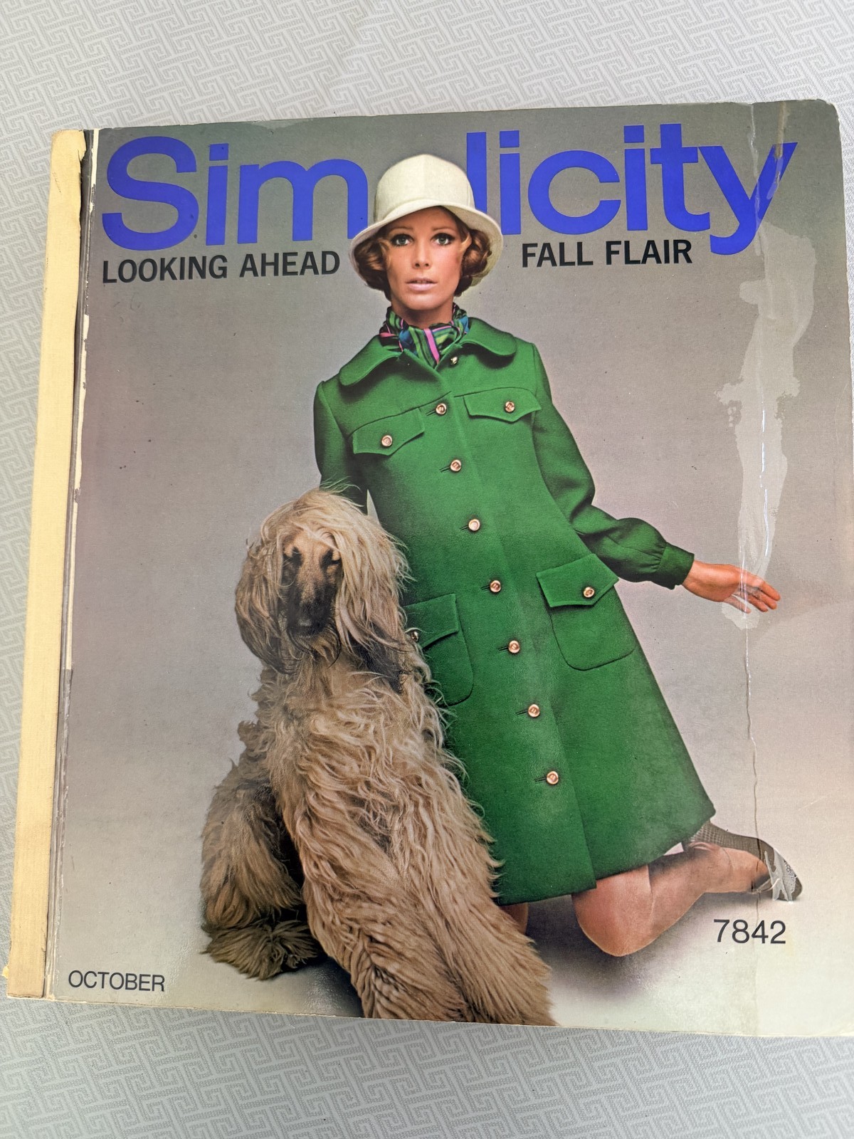 Vintage Oct 1967 Simplicity Pattern Catalog Book Fall Flair 60s Mod Fashion